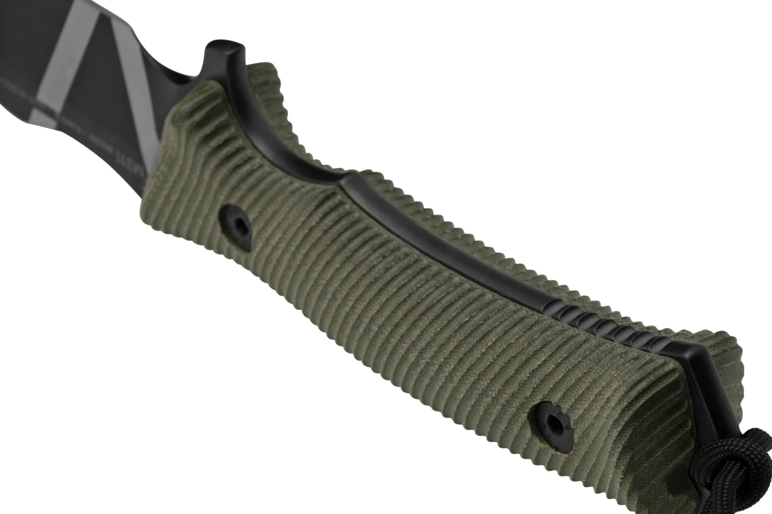 ANV Knives M311 SPELTER DLC Camo Elmax, Olive Micarta Handle, Black Kydex Sheath, Cuchillo De Supervivencia - Imagen 4