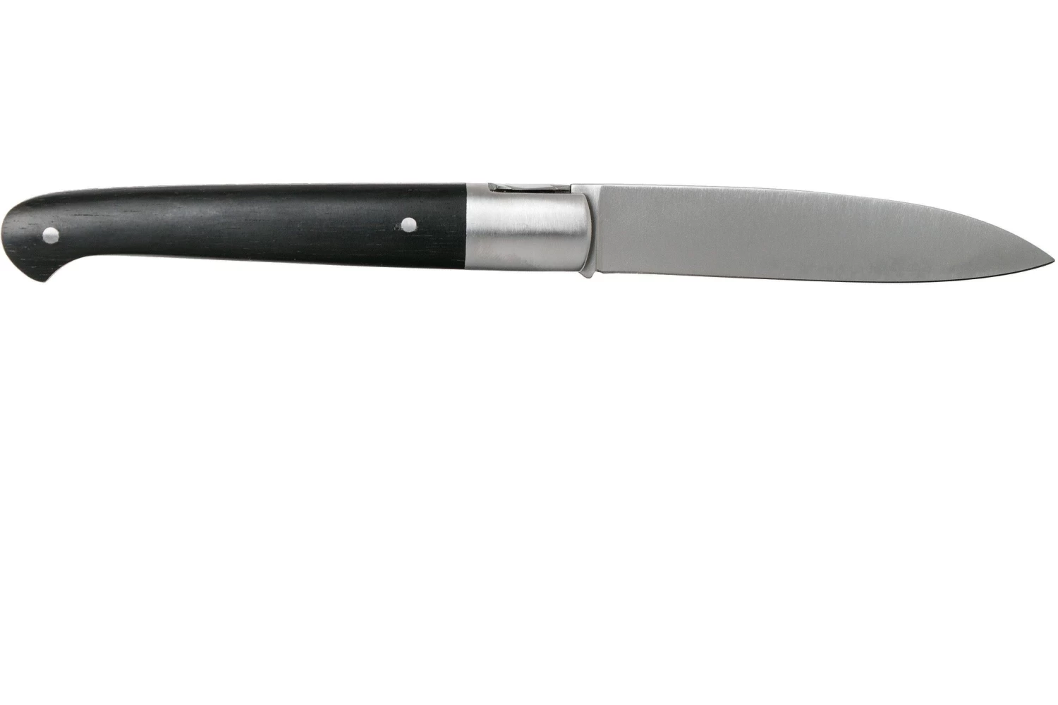 Laguiole En Aubrac Sauveterre 9 Cm Guillochees De Madera De ébano, Cuchillo De Caballero - Imagen 2