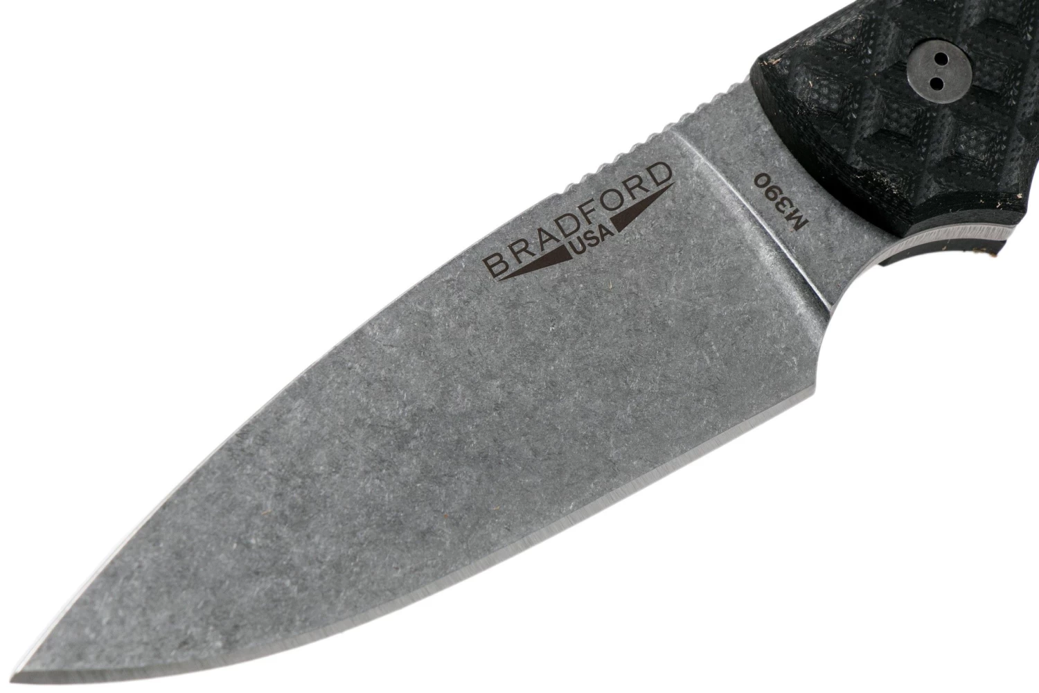 Bradford Guardian 3, Black G10 Guardian 3 M390, Full Height Stonewashed 3FH-001 - Imagen 3