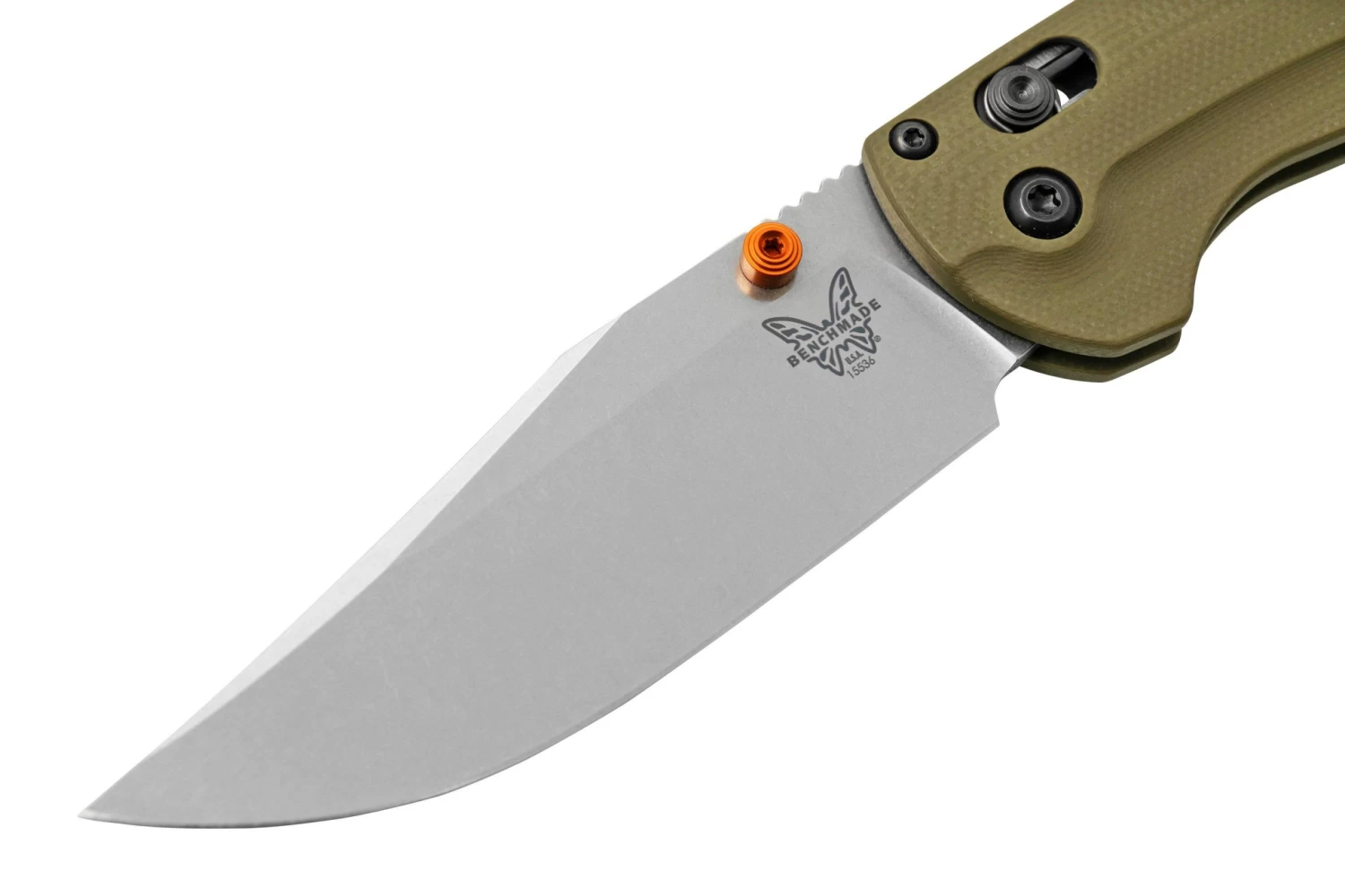 Benchmade Taggedout 15536, CPM-S45VN, OD Green G10, Navaja De Caza - Imagen 3