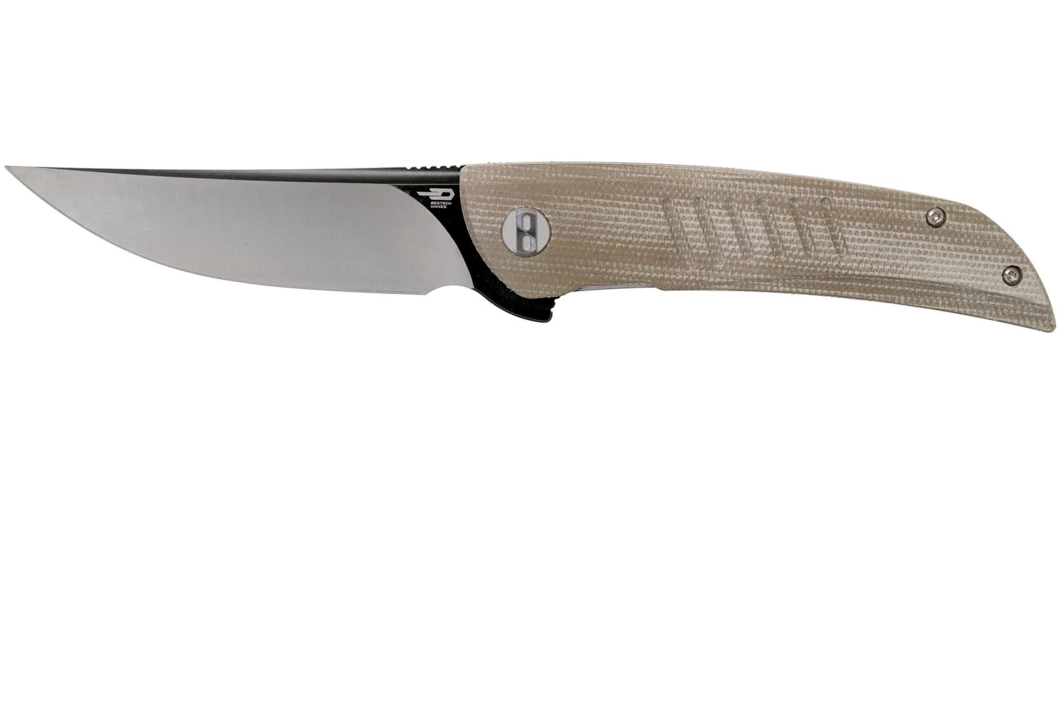Bestech Swift BG30C-2 Satin, Black Beige Micarta Navaja