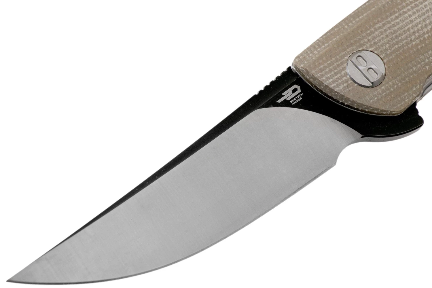 Bestech Swift BG30C-2 Satin, Black Beige Micarta Navaja - Imagen 3