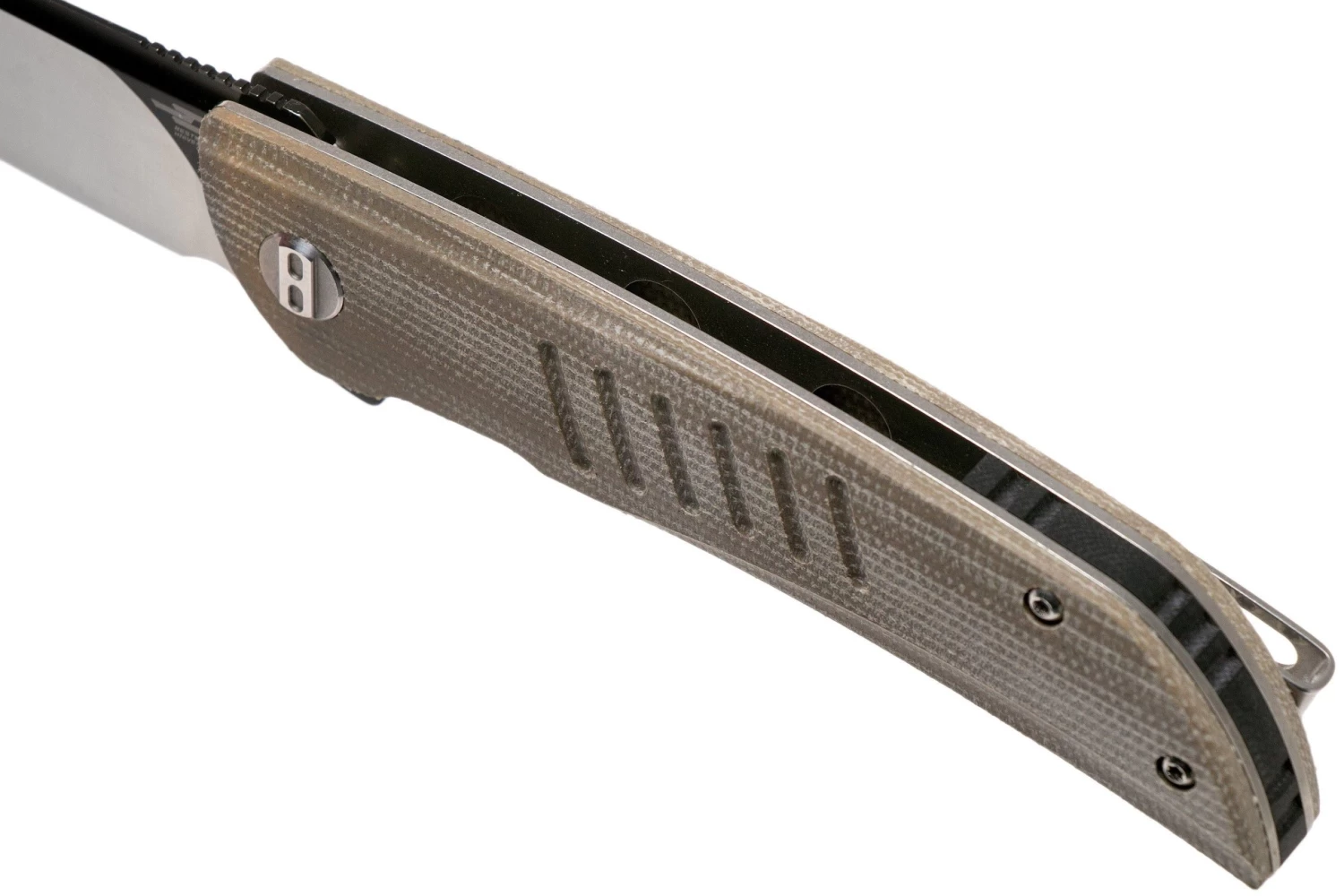 Bestech Swift BG30C-2 Satin, Black Beige Micarta Navaja - Imagen 7