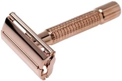 Böker Safety Razor Butterfly Rose Gold 04BO215 Maquinilla De Afeitar Clásica, Oro Rosa