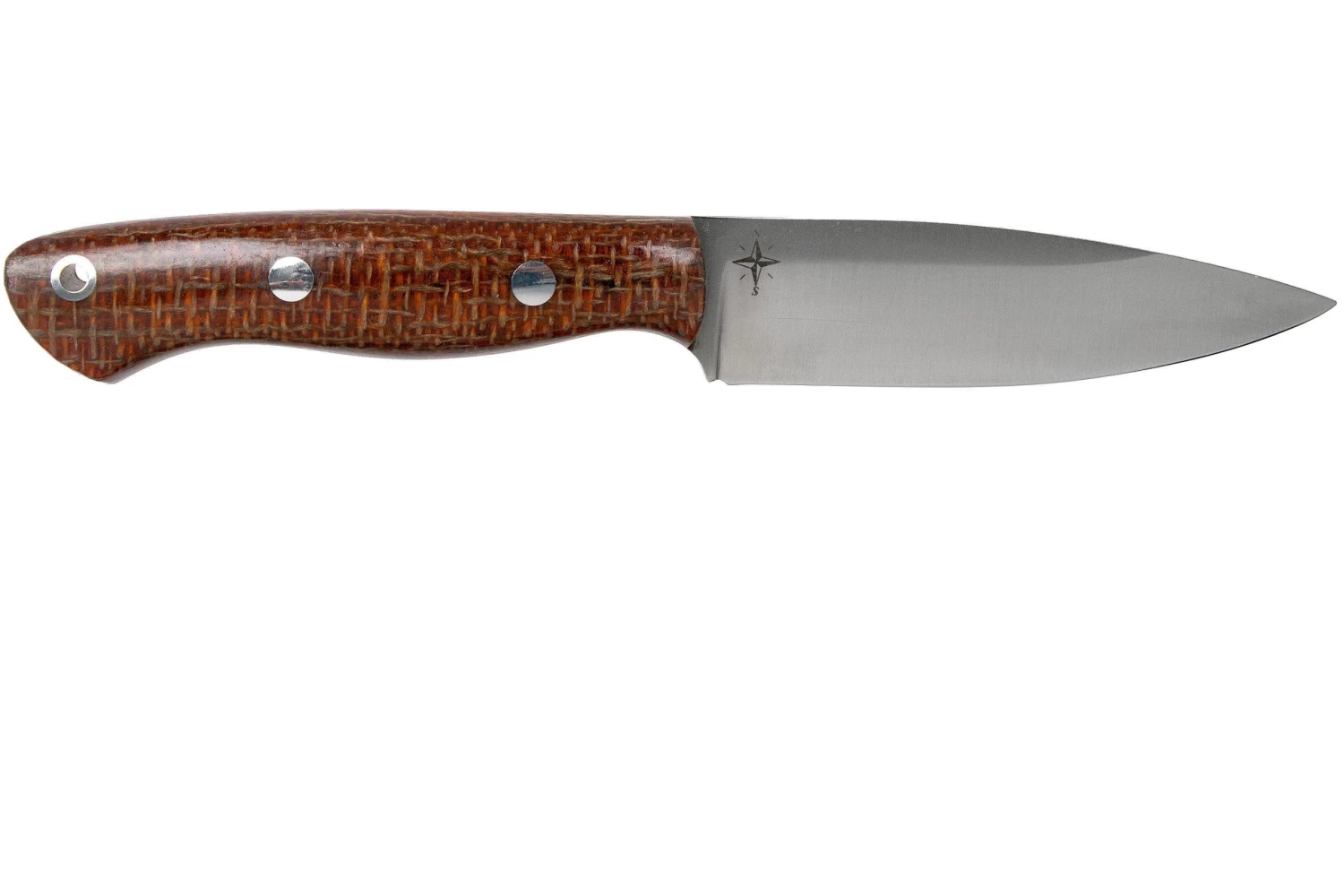Bark River Mini Aurora CPM 154, Terracotta Burlap Micarta - Imagen 2