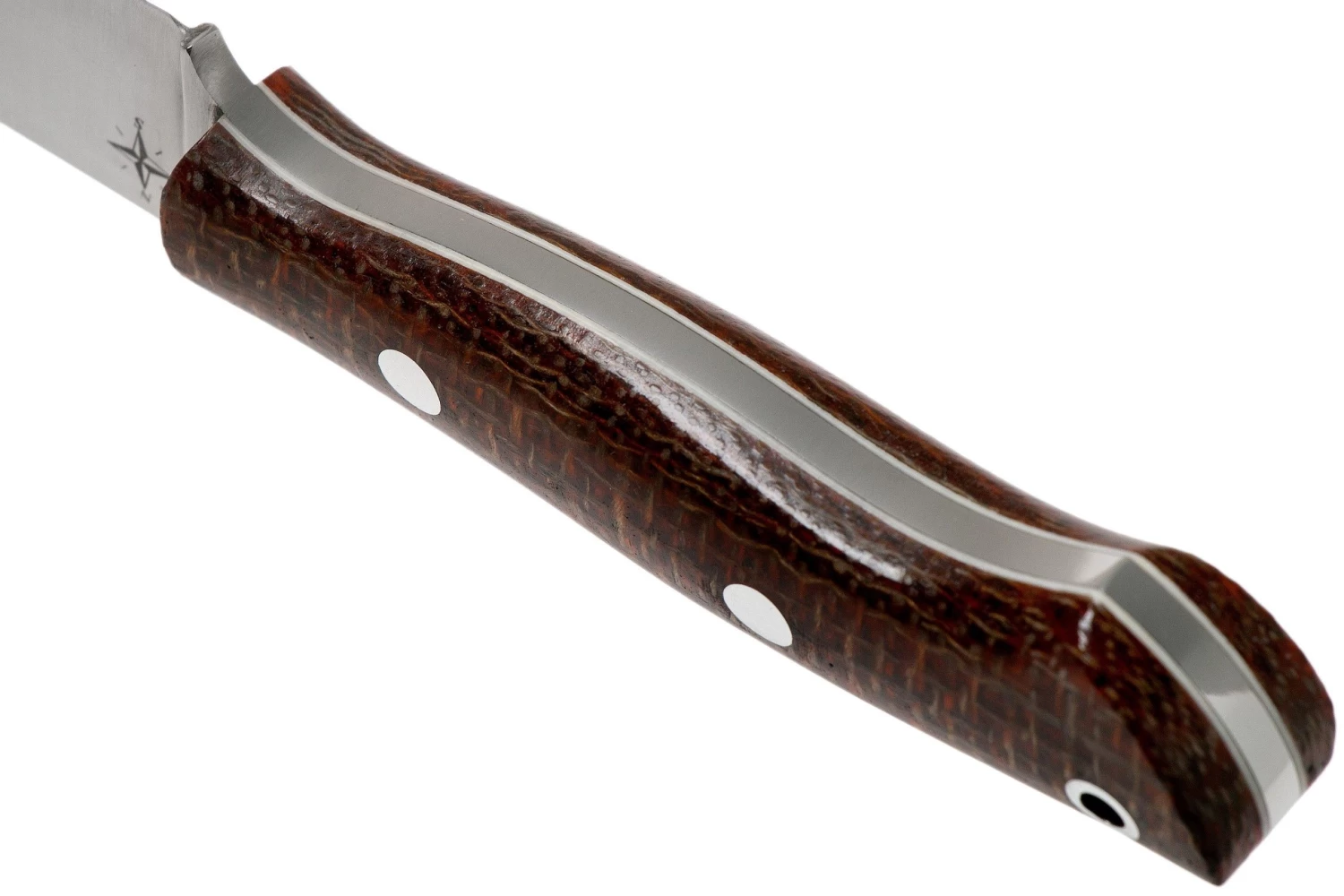 Bark River Mini Aurora CPM 154, Terracotta Burlap Micarta - Imagen 4