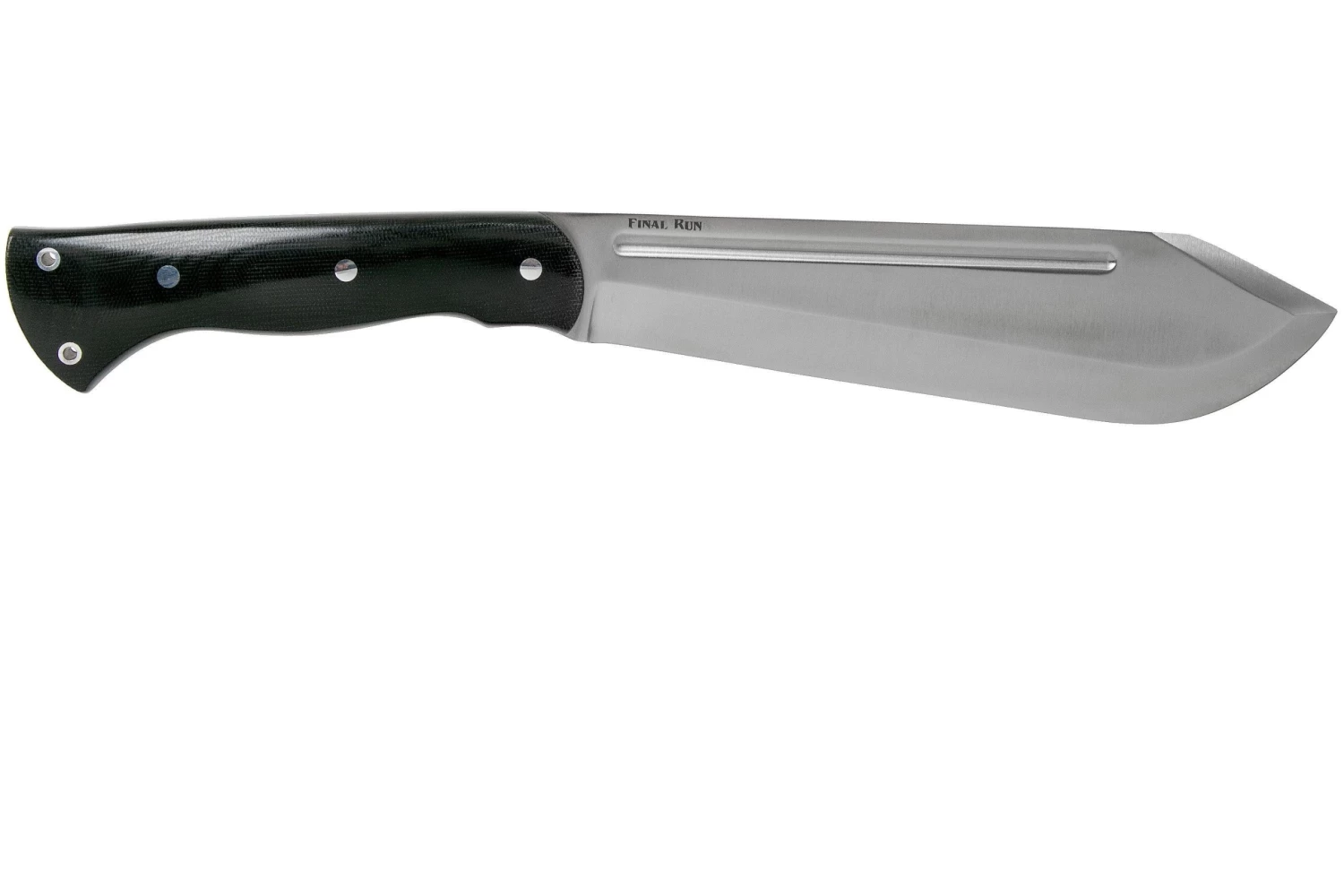 Bark River JX5 Vengeful 1 CPM 3V Black Canvas Micarta Machete - Imagen 2