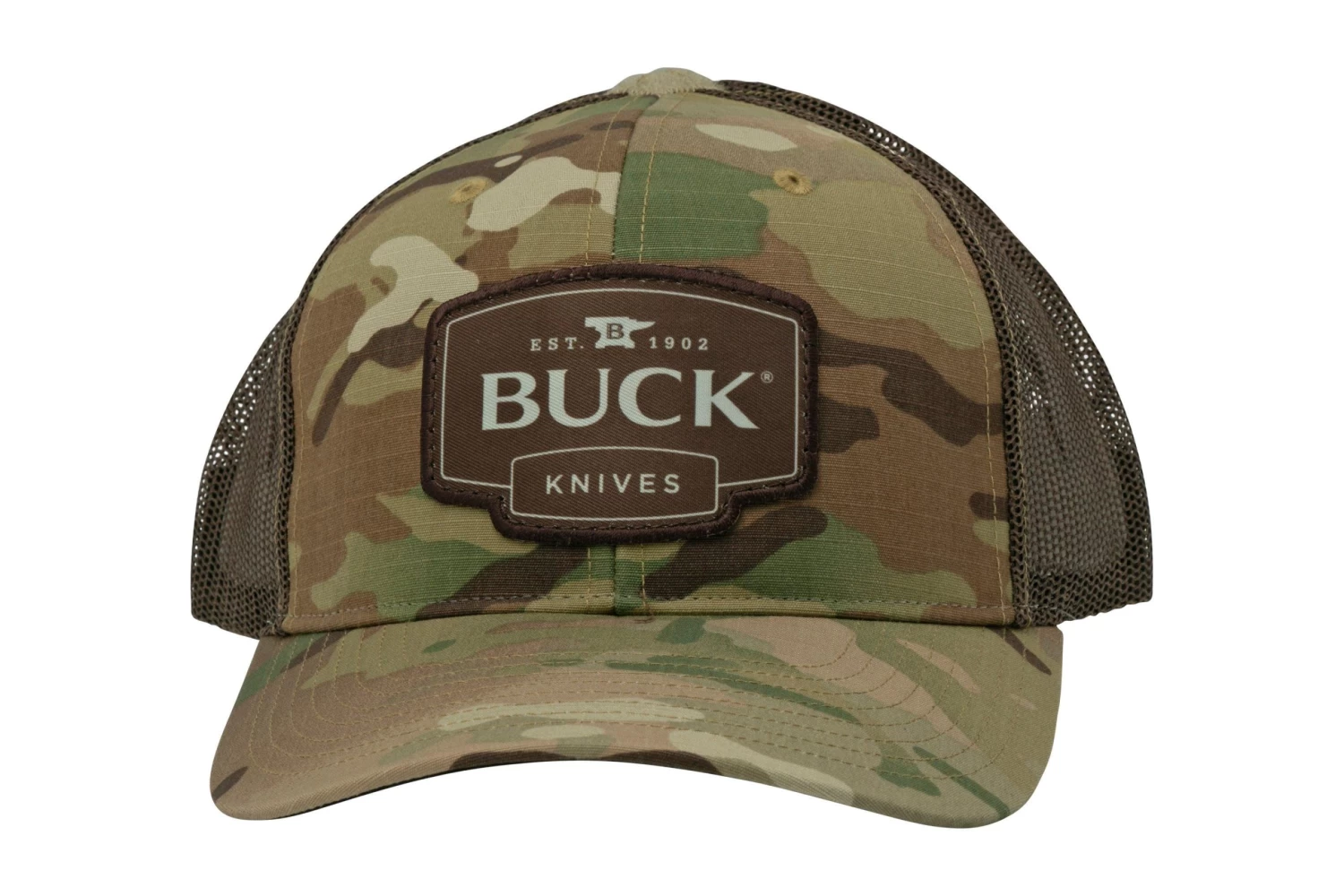 Buck Multi Camo Trucker Cap 89146, Gorra