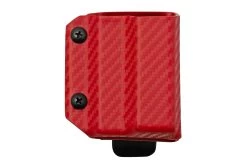 Clip And Carry Kydex Sheath Leatherman Raptor Response, Carbon Fiber Red LRAPT-RESP-CF-RED Funda De Cinturón
