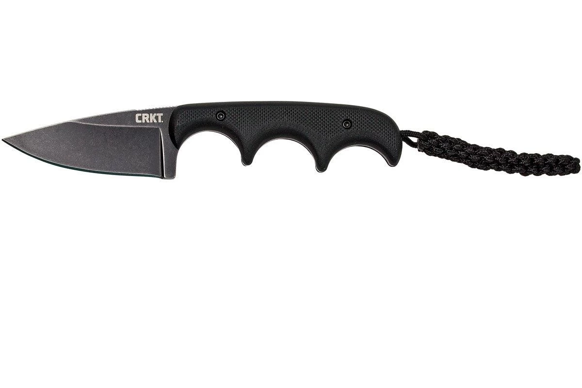 CRKT Minimalist Drop Point 2384K Cuchillo De Cuello, Alan Folts Design