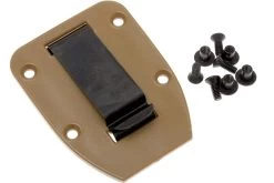 ESEE Clip De Cinturón-placa Para Model 3 & 4 Fundas, Coyote Brown