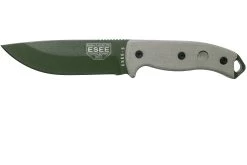ESEE Model 5 OD Blade, Desert Tan Handle 5P-KO-OD Cuchillo De Supervivencia Sin Funda