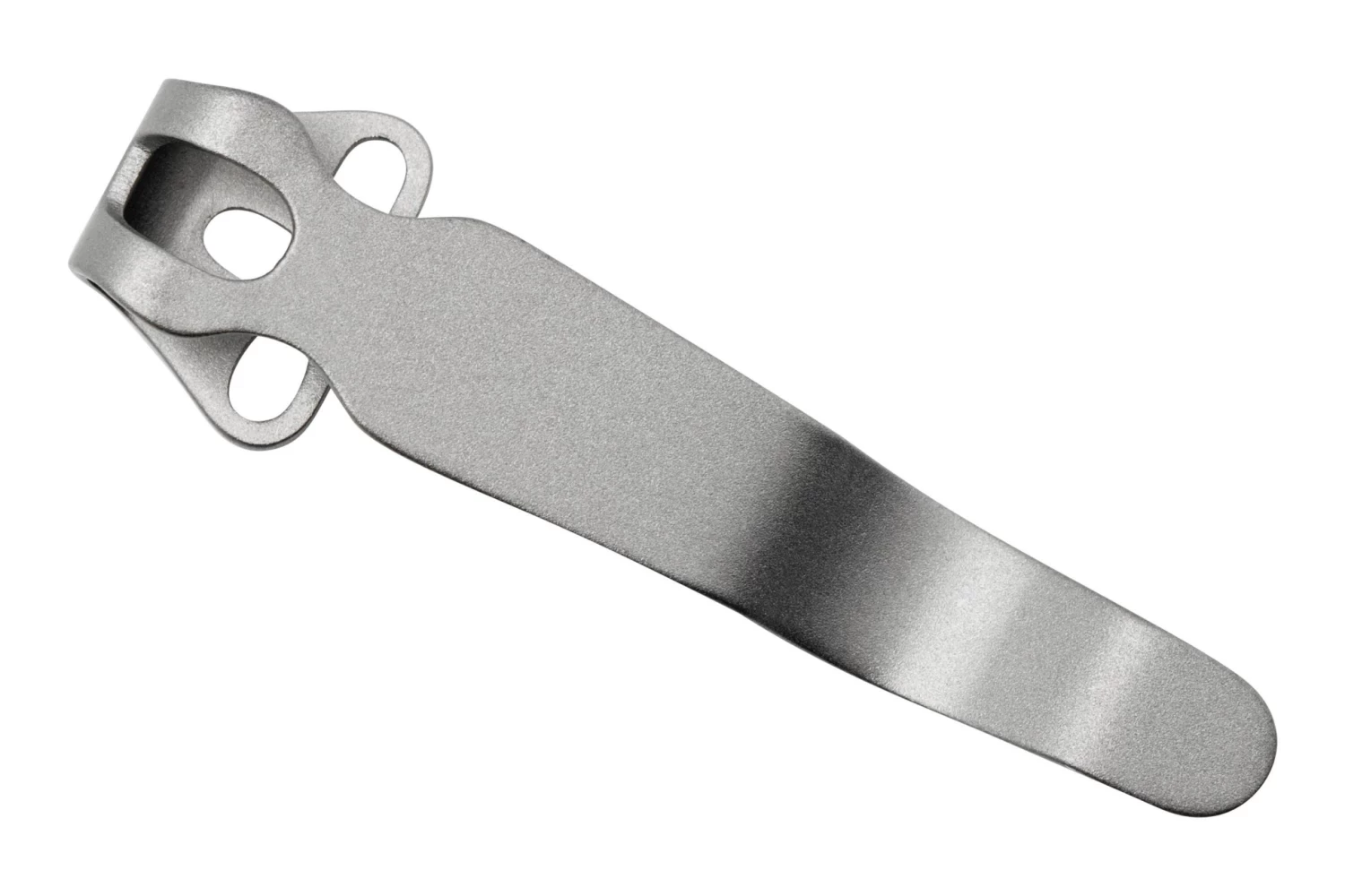 Flytanium Universal Short Pocket Clip FLY-1250SBB Bead Blasted Titanium