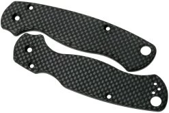 Flytanium Spyderco Paramilitary 2 Scales, Carbonfiber