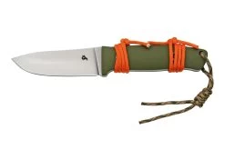 Black Fox Vesuvius Stonewashed D2 Blade, OD Green G10 Cuchillo Fijo