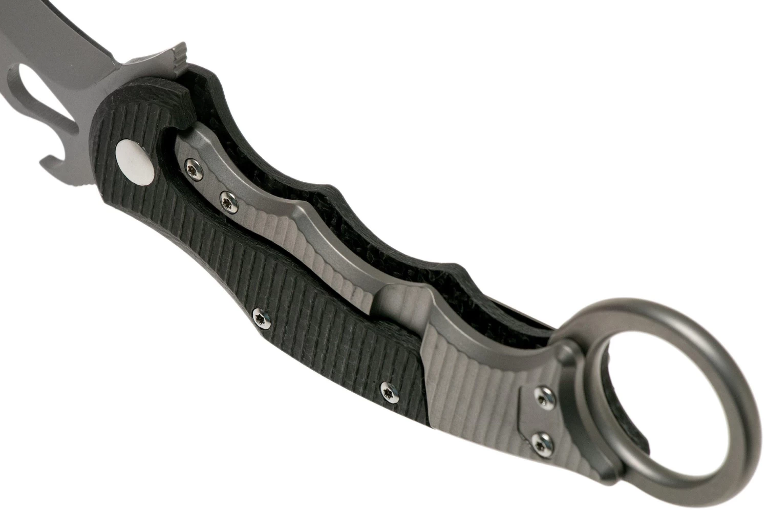 Fox Karambit Titanium Framelock Bead Blasted FX-599TiCS, Cuchillo Karambit - Imagen 5