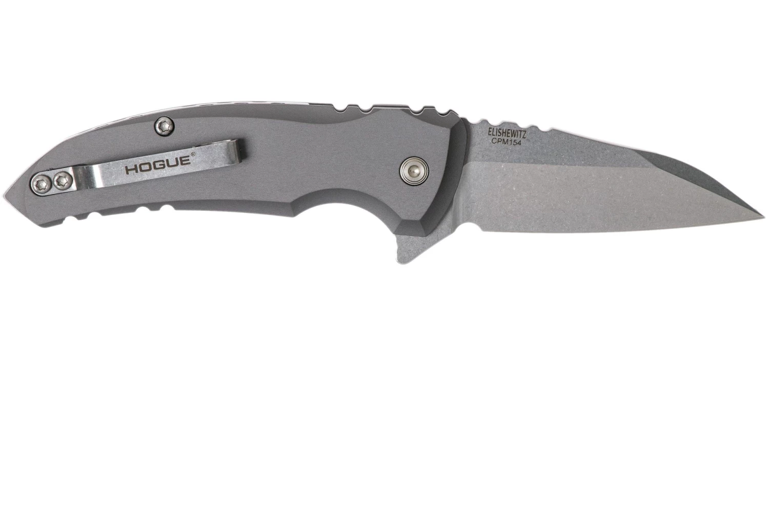 Hogue X1 Microflip Grey Wharncliffe Navaja 24162, Allen Elisheblancoz Design - Imagen 2