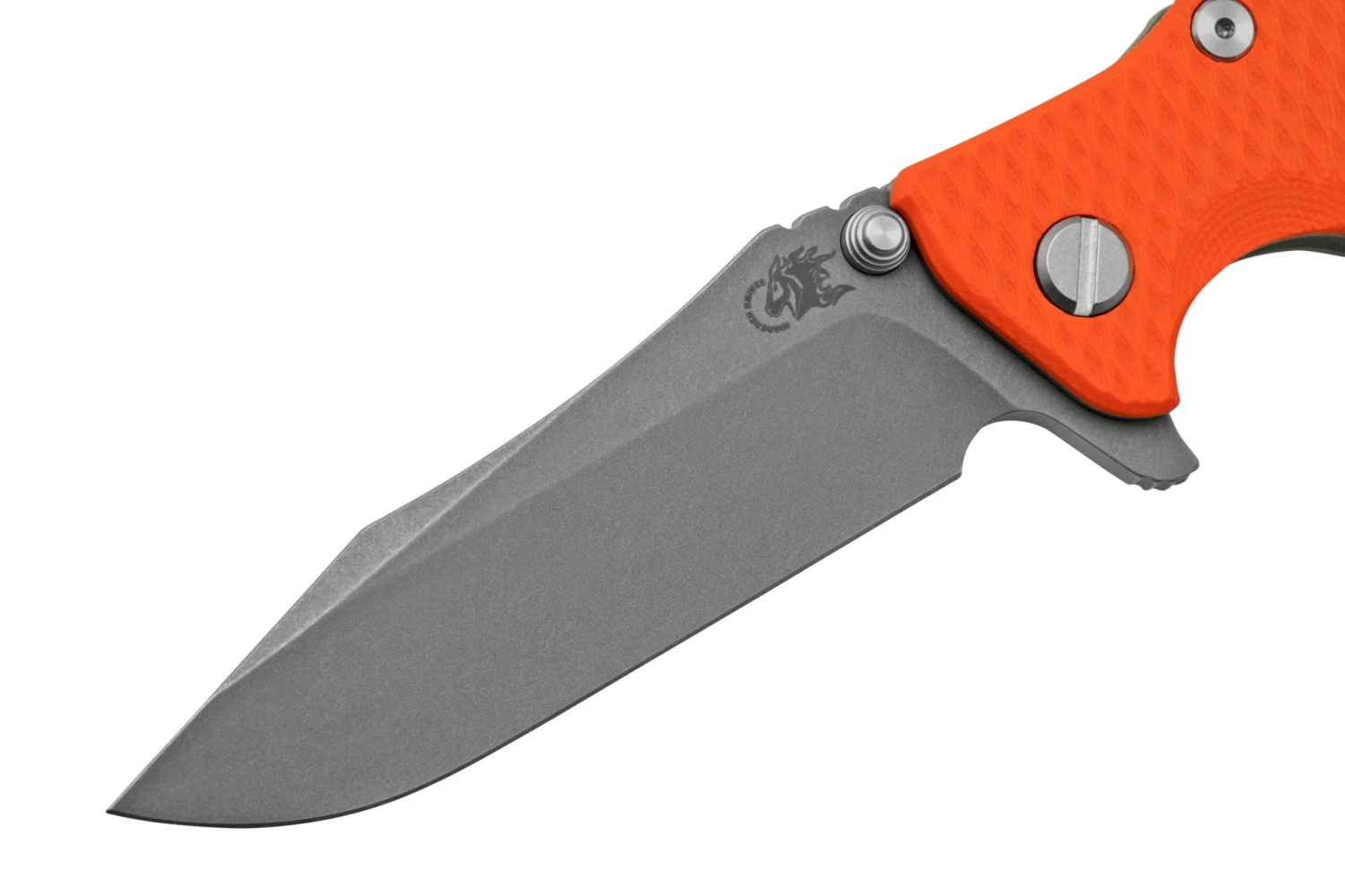Rick Hinderer Eklipse 3.5” Spearpoint S45VN, Working Finish, Orange G10, Navaja - Imagen 3