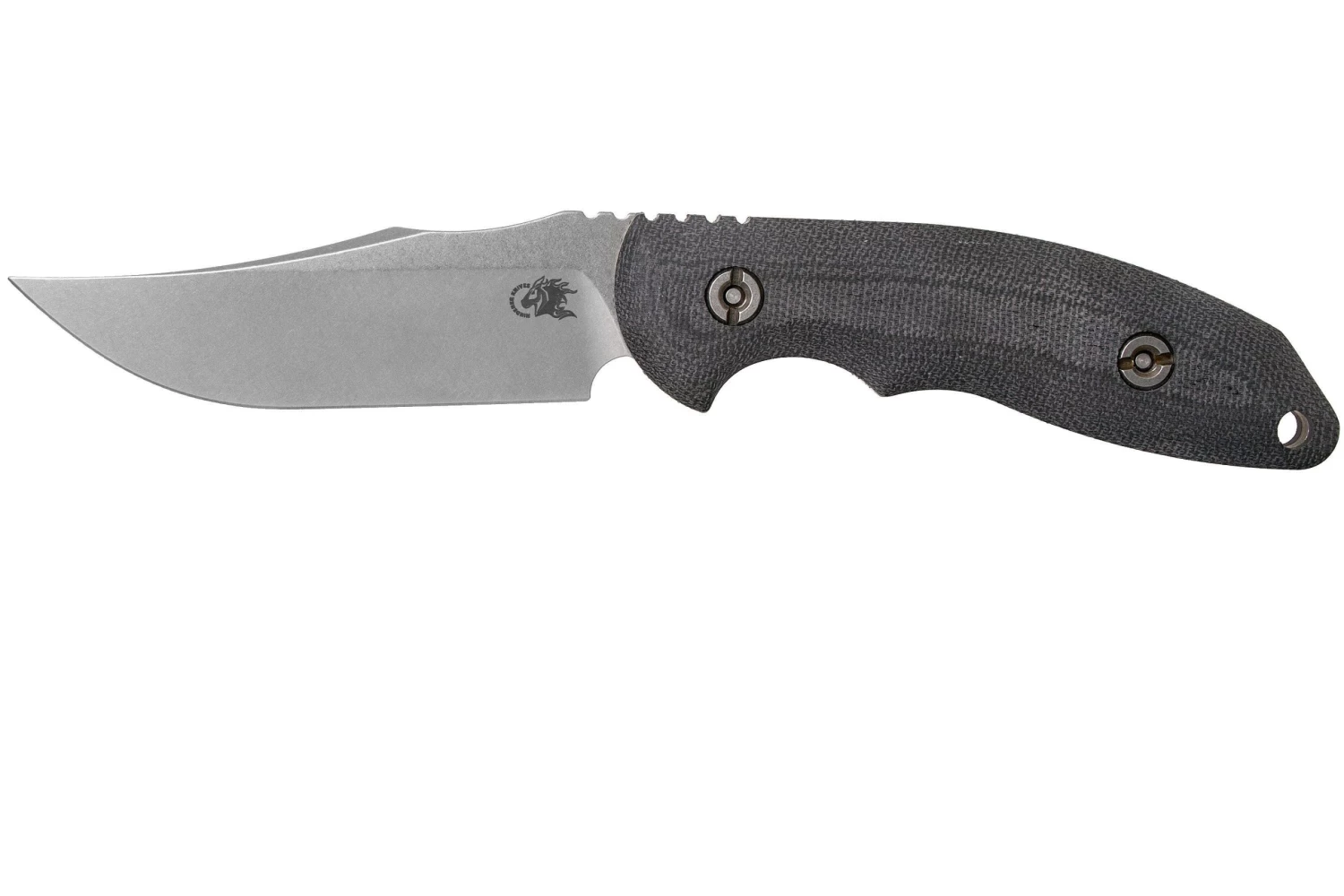 Rick Hinderer The Emmett, CPM 20CV, Black Micarta Cuchillo De Caza