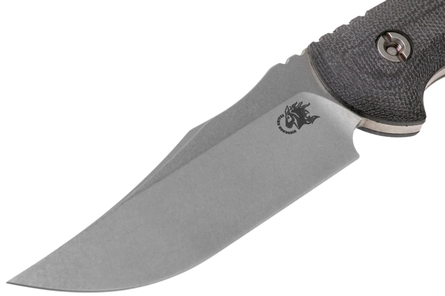 Rick Hinderer The Emmett, CPM 20CV, Black Micarta Cuchillo De Caza - Imagen 3