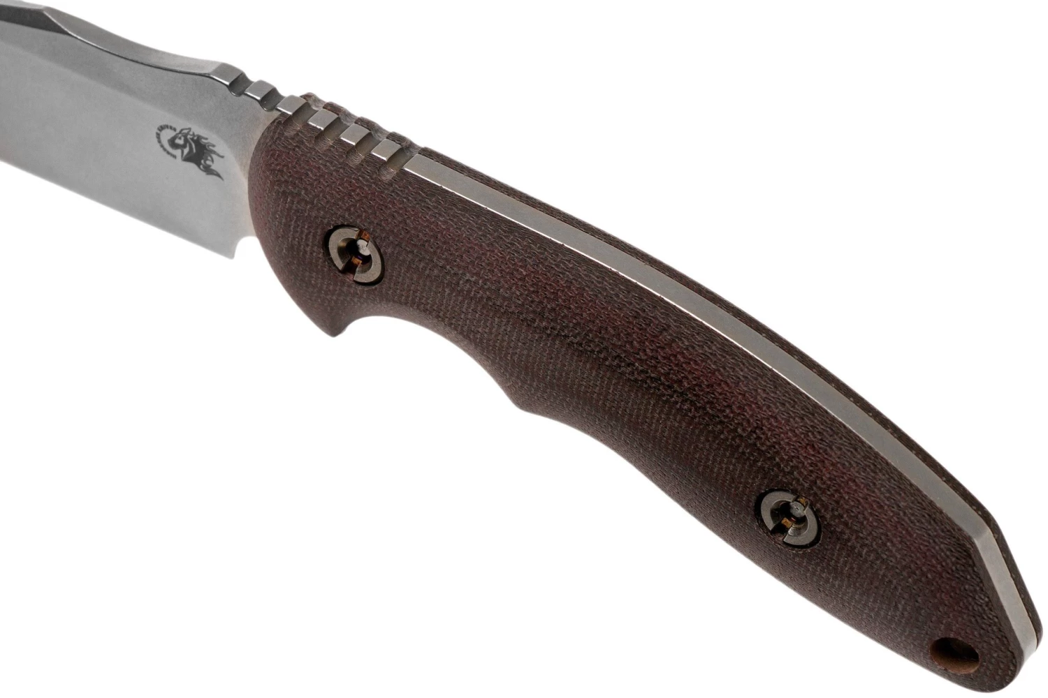 Rick Hinderer The Emmett, CPM 20CV, Burgundy Micarta Cuchillo De Caza - Imagen 4