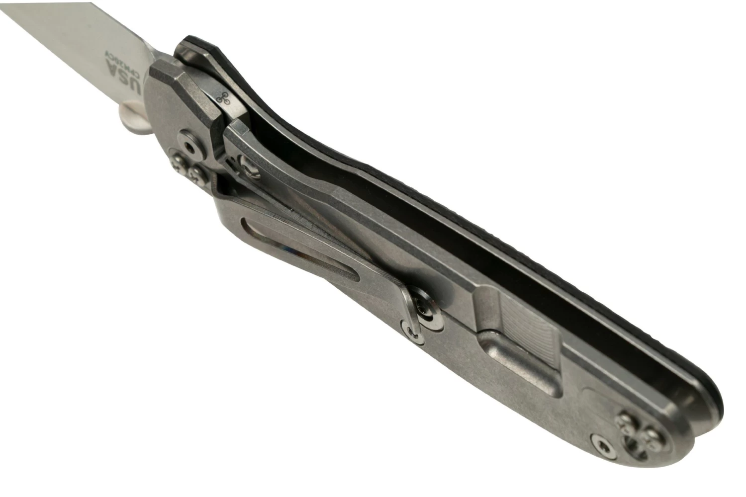 Rick Hinderer FireTac Spanto Stonewash, Black G10, Navaja - Imagen 5