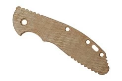Rick Hinderer XM24 Cacha, Smooth Natural Canvas Micarta