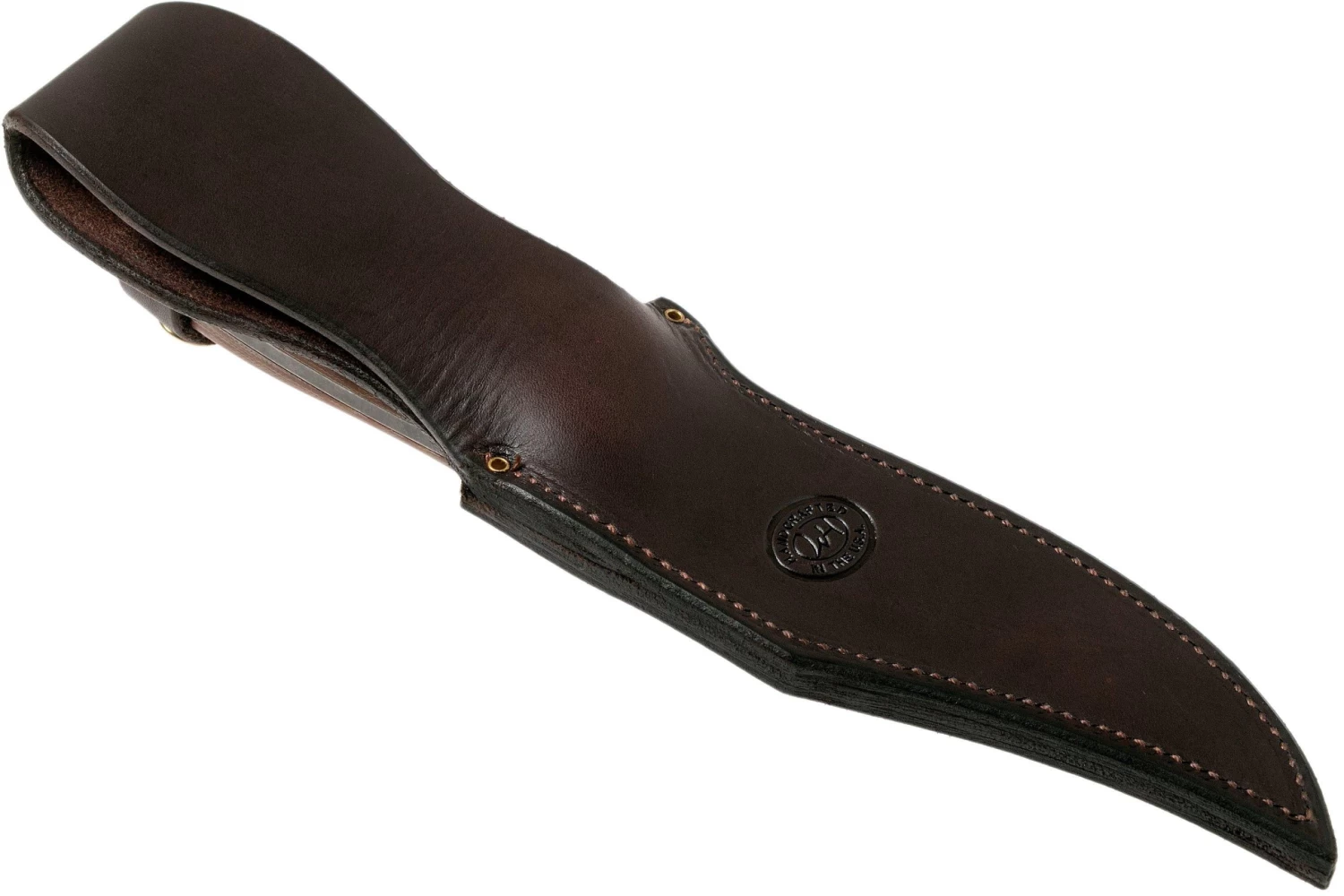 Rick Hinderer Ranch Bowie Natural Canvas Micarta, Battle Black, Cuchillo Bowie - Imagen 8