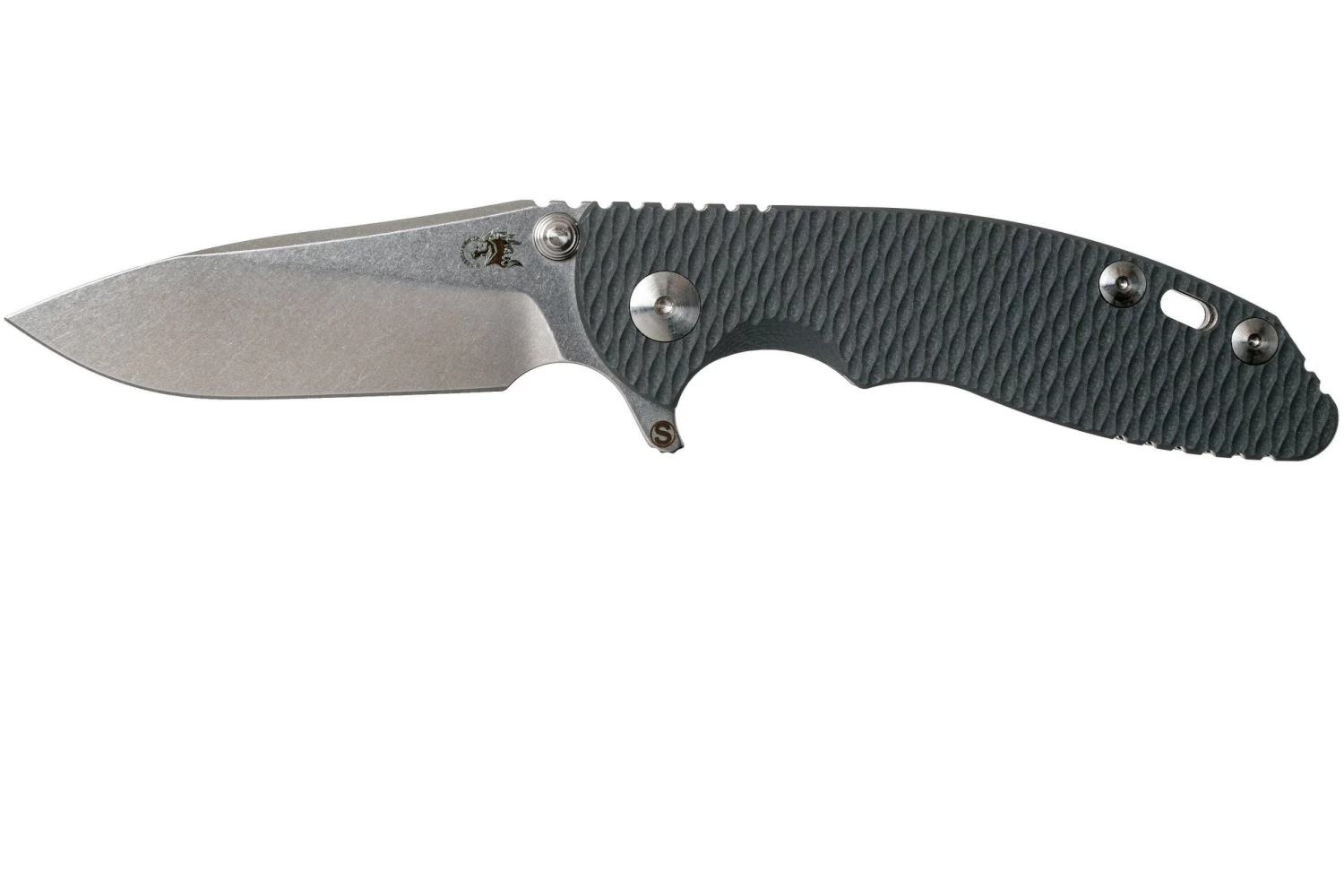 Rick Hinderer XM18 3” Skinny Slicer Linerlock, Grey G10 Navaja