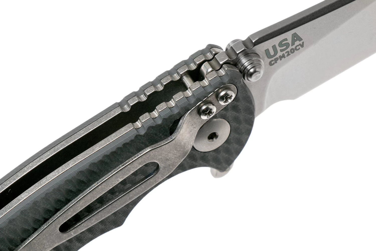 Rick Hinderer XM18 3” Skinny Slicer Linerlock, Grey G10 Navaja - Imagen 6