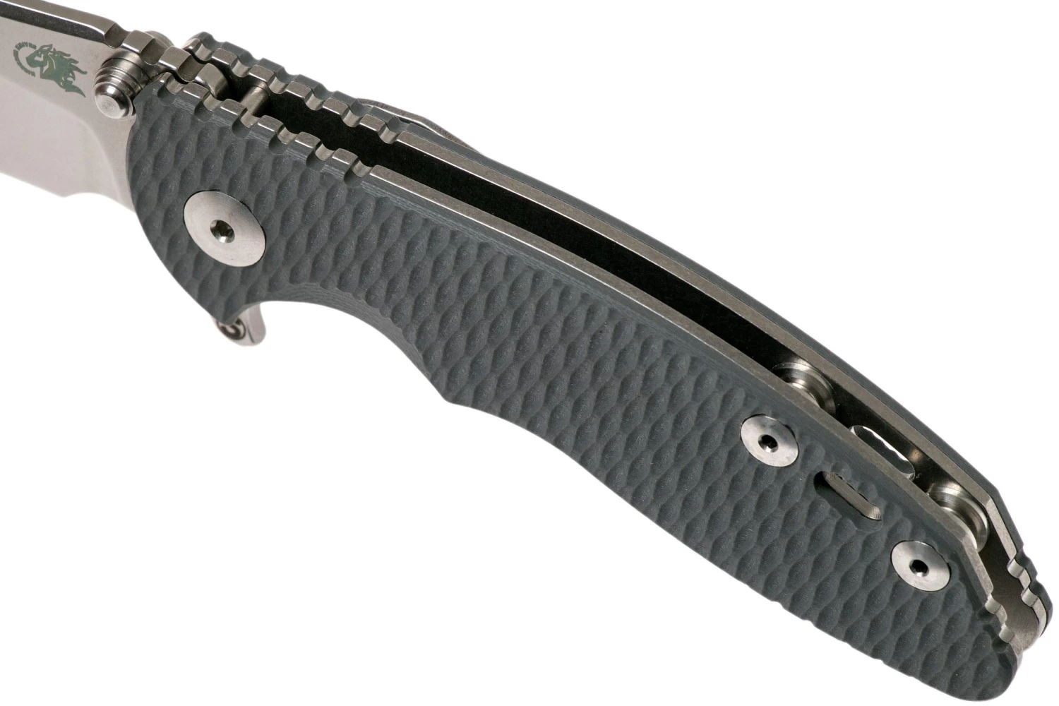 Rick Hinderer XM18 3” Skinny Slicer Linerlock, Grey G10 Navaja - Imagen 7