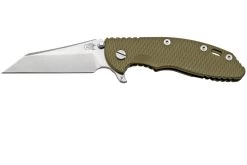 Rick Hinderer XM-18 3.5" Slicer S45VN Fatty Wharncliffe Stonewash Bronze OD Green, Navaja
