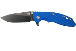 Rick Hinderer XM18 3,5” Skinny Slicer Black DLC, Blue G10