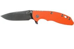 Rick Hinderer XM18 3,5” Skinny Slicer Black DLC, Orange G10