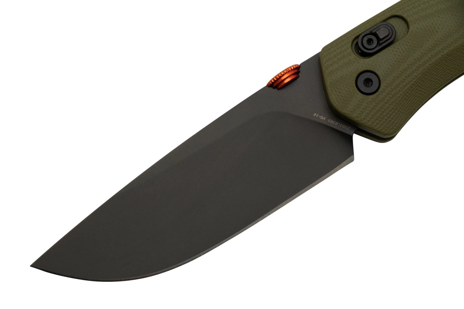 The James Brand The Carter XL, OD Green G10+ Orange, Black, KKN116194-00, Navaja - Imagen 3