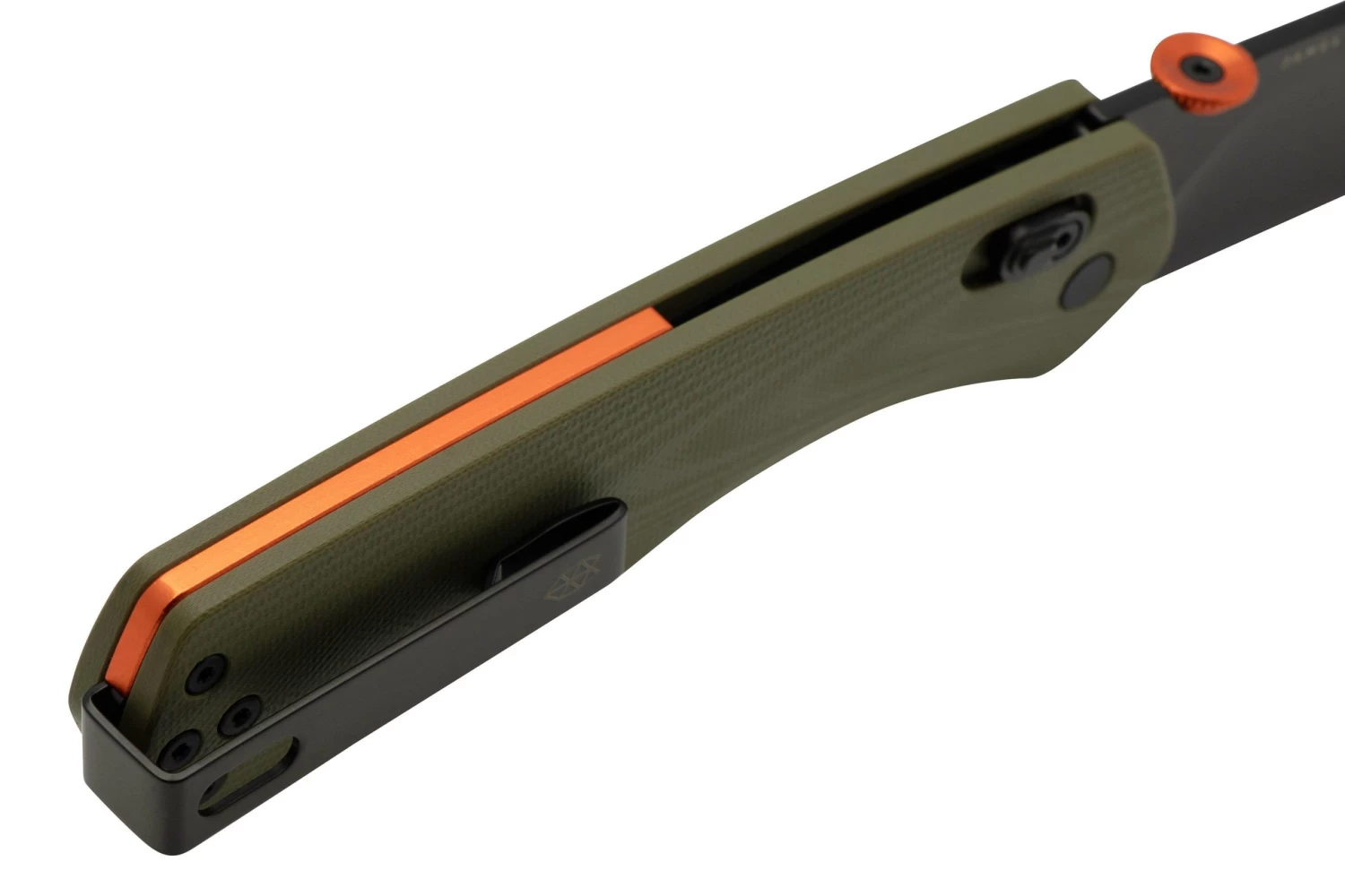 The James Brand The Carter XL, OD Green G10+ Orange, Black, KKN116194-00, Navaja - Imagen 5