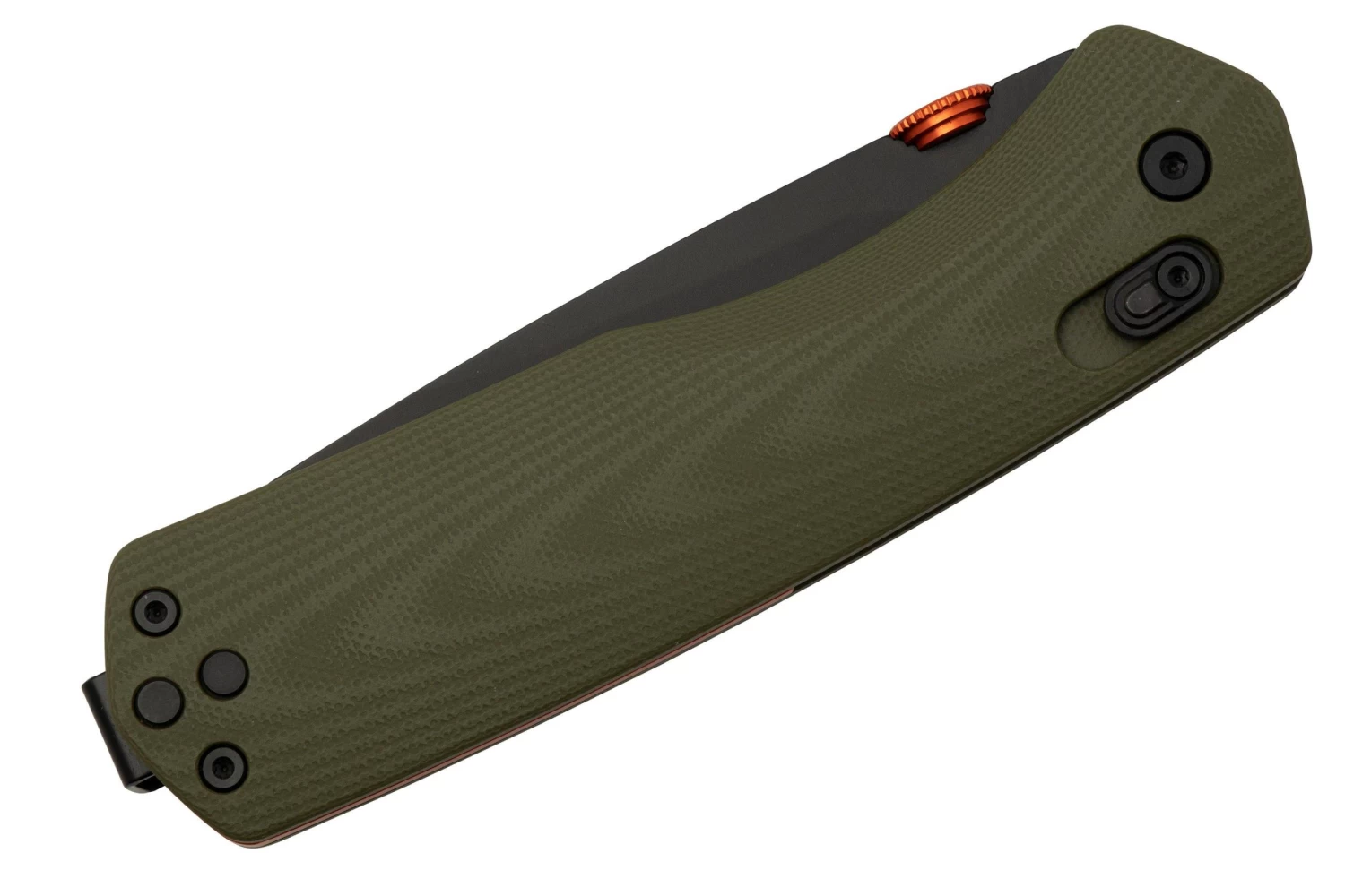 The James Brand The Carter XL, OD Green G10+ Orange, Black, KKN116194-00, Navaja - Imagen 7