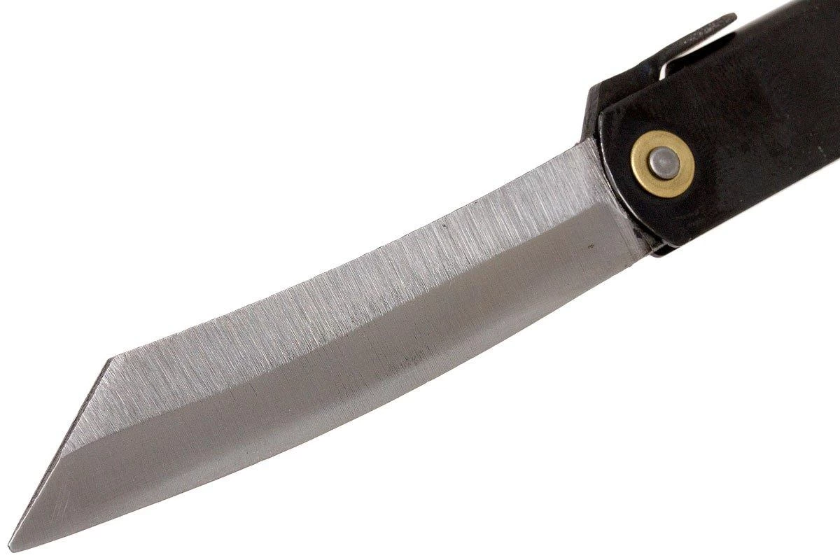 Higonokami Navaja 7,4 Cm KT-HIGO07BL, SK-acero Al Carbono, Negro - Imagen 3