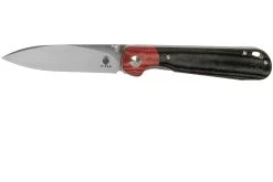 Kizer PPY V3587C1 154CM, Red And Black Micarta, Navaja, Diseño Azo