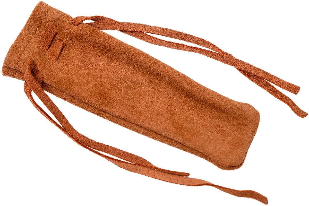 Forge Laguiole Funda Para Cuchillo De Cuero Suave, Natural