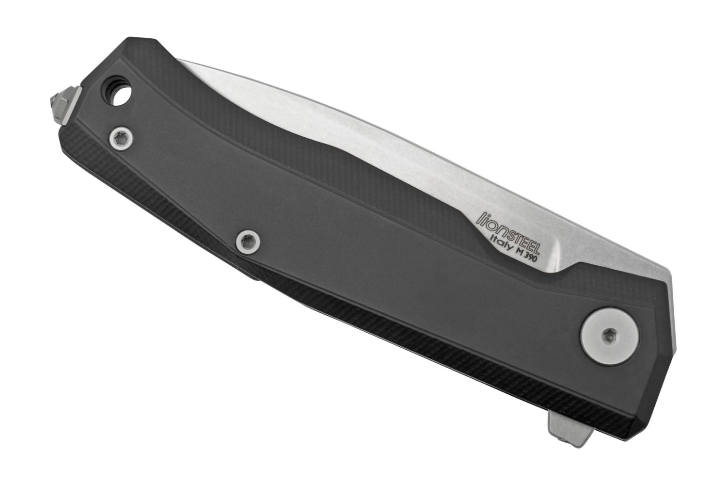 LionSteel Myto MT01A BS Black Aluminium, Satin Navaja, Diseño Molletta - Imagen 6