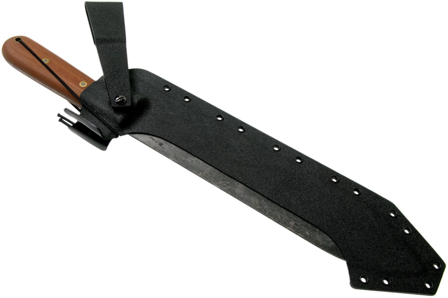 LT Wright The Overland Machete, 1075, Matte Natural Micarta, Funda Kydex, Machete - Imagen 6
