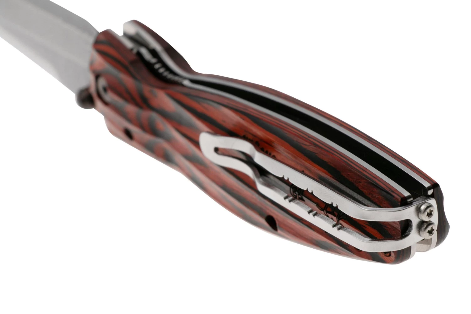 Mcusta MC-0183D Sengoku Tokugawa Ieyasu, Red Pakkawood Handle, Cuchillo De Caballero - Imagen 4