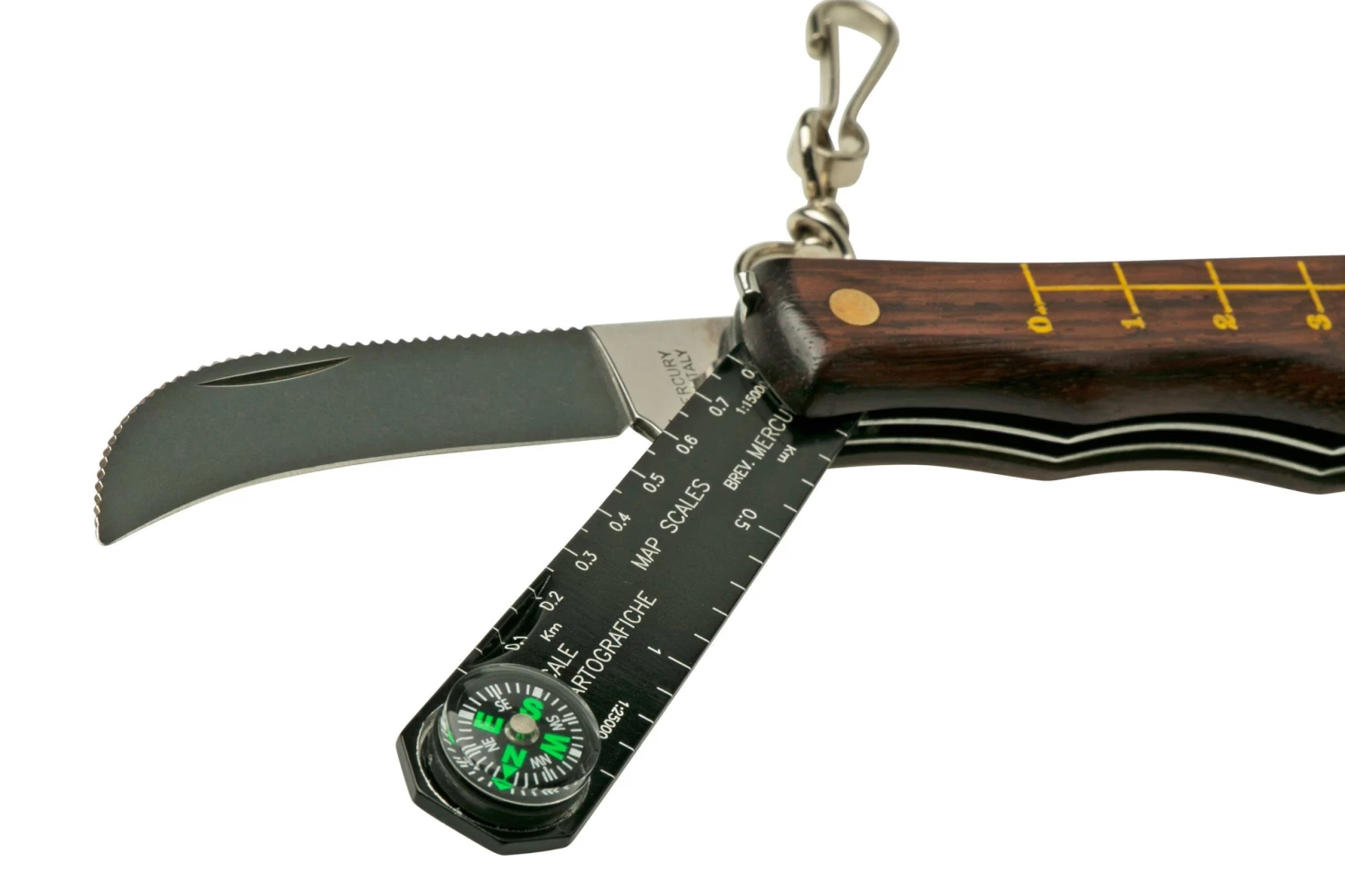 Mercury Mico 2 9M2FC Rose Wood, Cuchillo Para Setas Con Brújula - Imagen 5