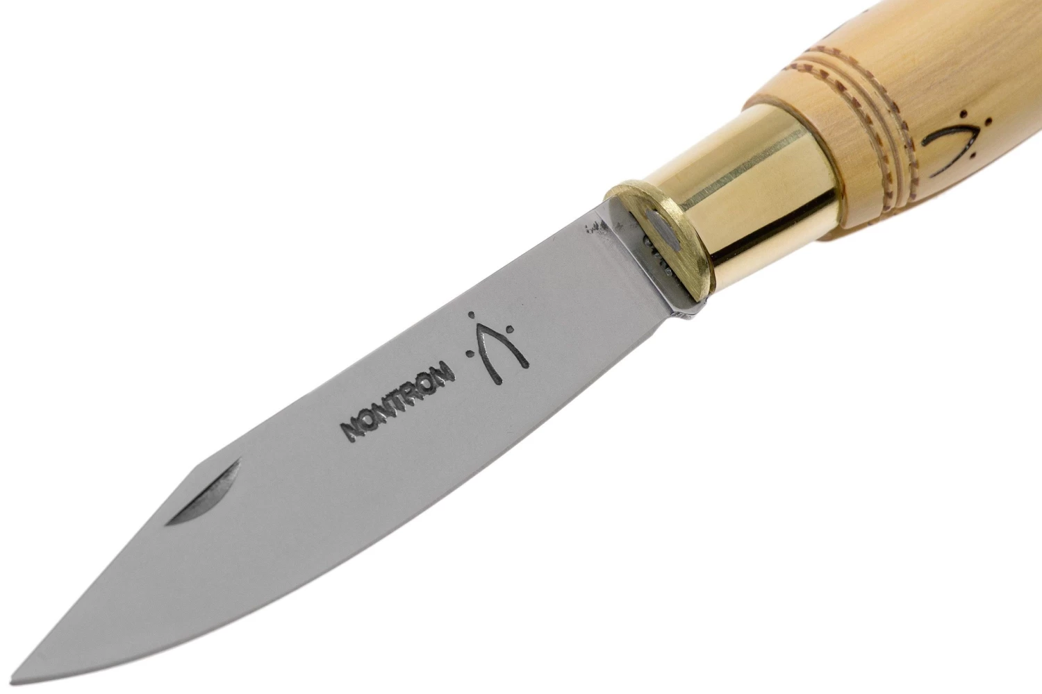 Nontron No. 22 Turning Ferrule, Boxwood, Forma De Bola NN22BO Navaja - Imagen 3