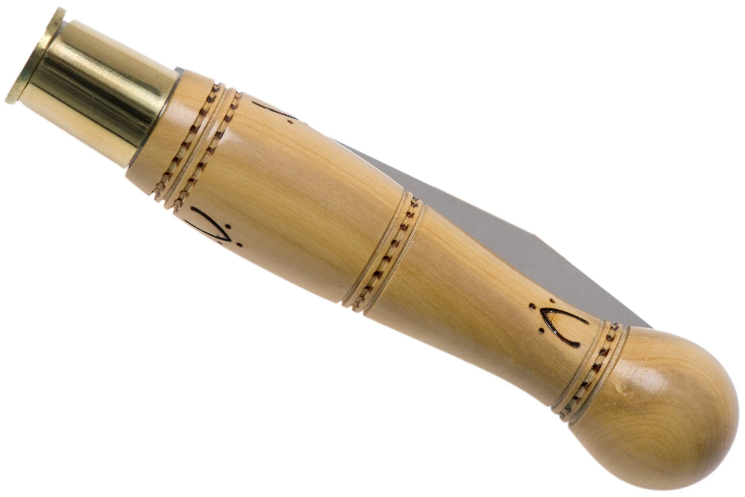 Nontron No. 22 Turning Ferrule, Boxwood, Forma De Bola NN22BO Navaja - Imagen 4