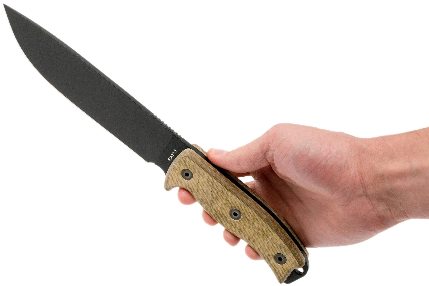 Ontario RAT-7 Plain Edge 8668 Cuchillo De Supervivencia - Imagen 6