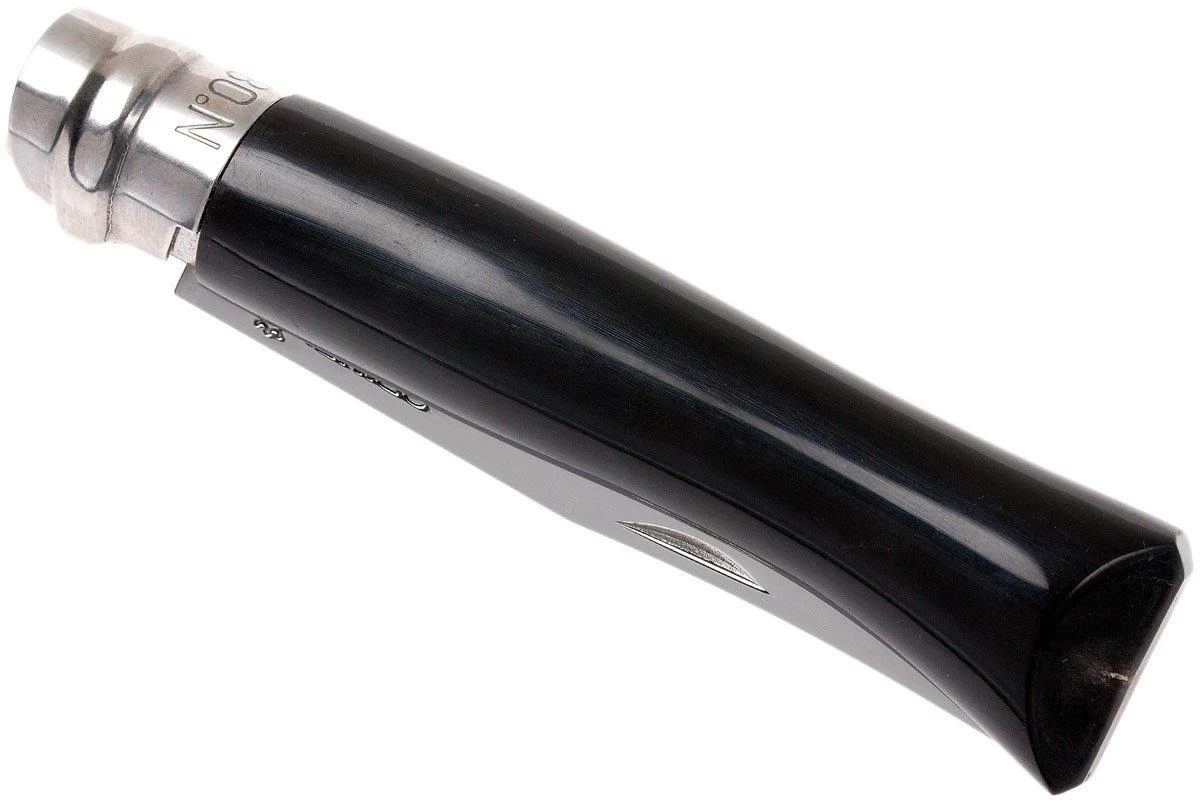 Opinel Navaja No. 8 Luxury Range, Acero Inoxidable, Cuerno De Búfalo - Imagen 4