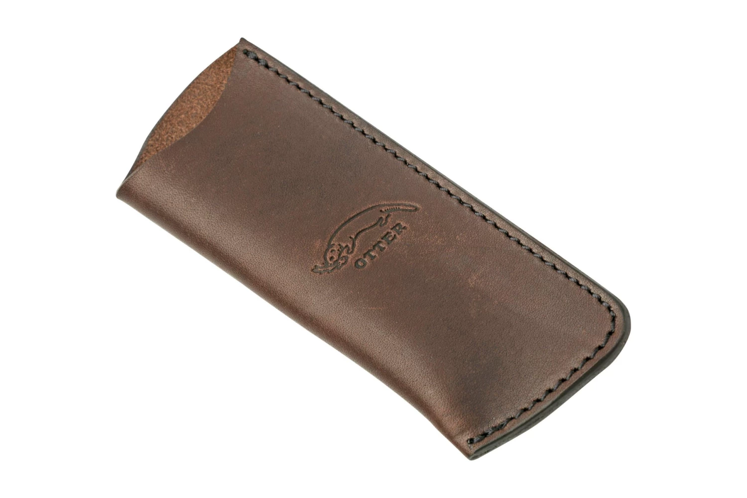 Otter Leather Case LE 04 DB, Dark Brown, Size: 12,5 X 4,5 X 1,8 Cm, Estuche