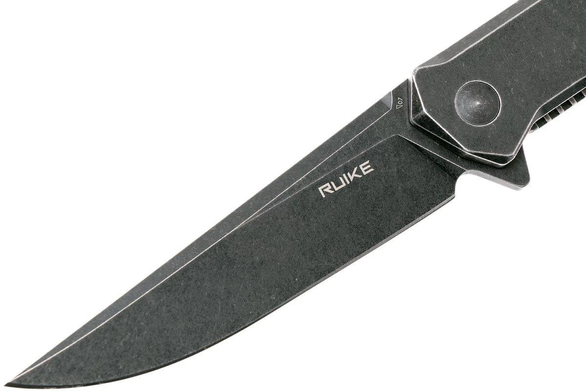 Ruike P108-SB Black Navaja, Blackwashed Frame - Imagen 7